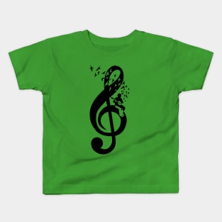 Treble Clef - Banjo Kids T-Shirt